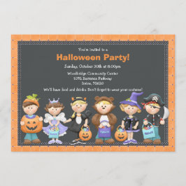 Inbjudan till Halloween fest