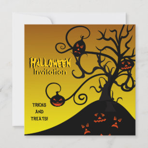 Inbjudan till halloween fest