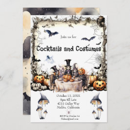 Inbjudan till halloween fest