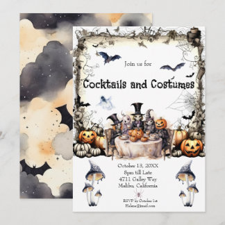 Inbjudan till halloween fest