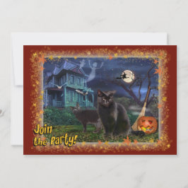 Inbjudan till halloween fest