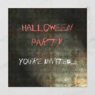 Inbjudan till Halloween fest
