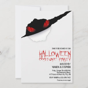 Inbjudan till halloween fest