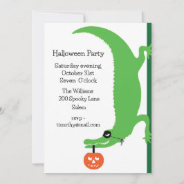 Inbjudan till halloween fest