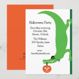 Inbjudan till halloween fest