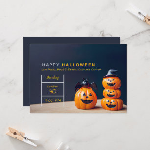 Inbjudan till halloween fest