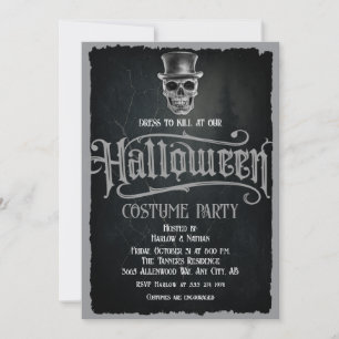 Inbjudan till halloween fest