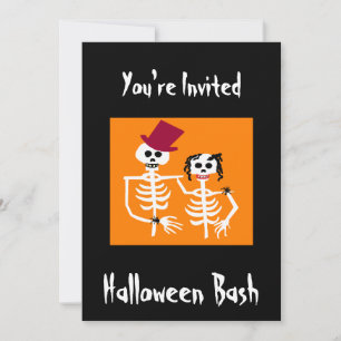 Inbjudan till Halloween fest