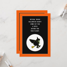 Inbjudan till halloween fest