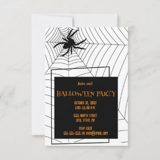 Inbjudan till halloween fest