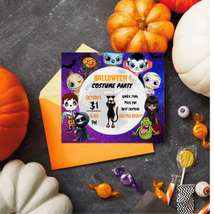 Inbjudan till halloween fest
