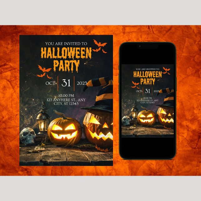 Inbjudan till halloween fest (Skapare uppladdad)
