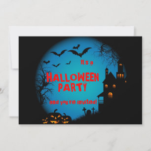 Inbjudan till Halloween fest