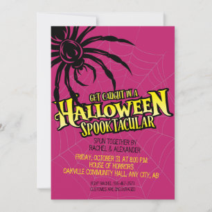 Inbjudan till halloween fest