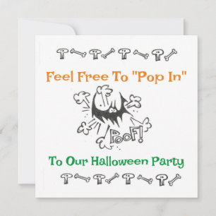 Inbjudan till halloween fest