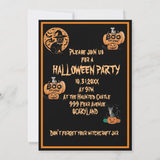 inbjudan till halloween fest