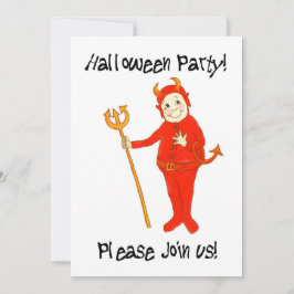 Inbjudan till halloween fest