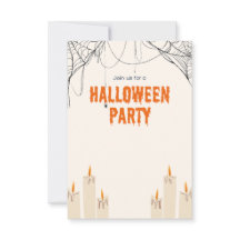 Inbjudan till halloween fest