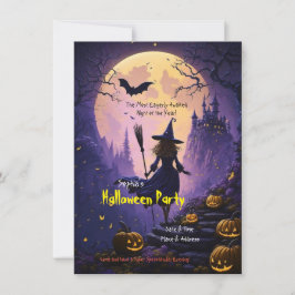 Inbjudan till halloween fest
