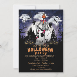 Inbjudan till halloween fest