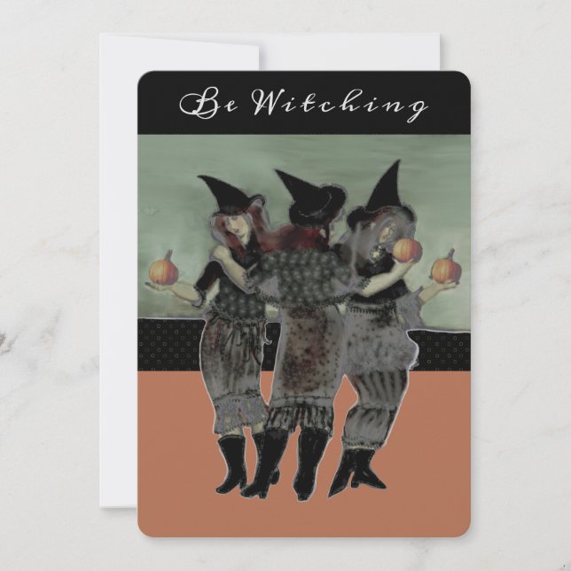 Inbjudan till halloween fest (Framsida)