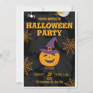 Inbjudan till halloween fest 2024: Spooky Roligt!