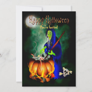 Inbjudan till Halloween fest Haggard Witch Brewing