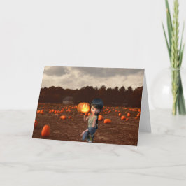 Inbjudan till halloween fest. Kort