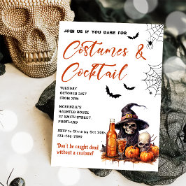 Inbjudan till Halloween fest om kostnadsbelastning