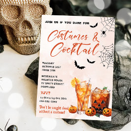 Inbjudan till Halloween fest om kostnadsbelastning