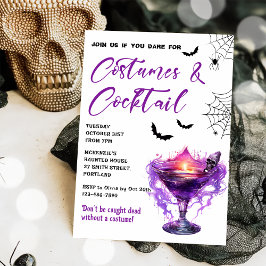 Inbjudan till Halloween fest om kostnadsbelastning