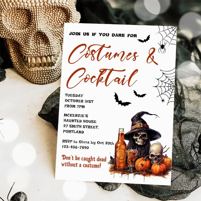 Inbjudan till Halloween fest om kostnadsbelastning (Skapare uppladdad)