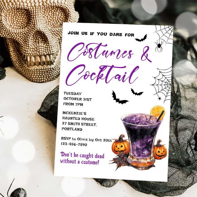 Inbjudan till Halloween fest om kostnadsbelastning (Skapare uppladdad)