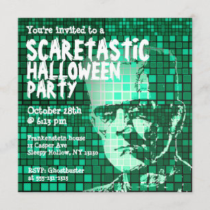 Inbjudan till Halloween fest skrämmande