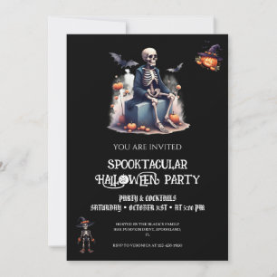 Inbjudan till halloween fest, Spooky Cute Inbjudan