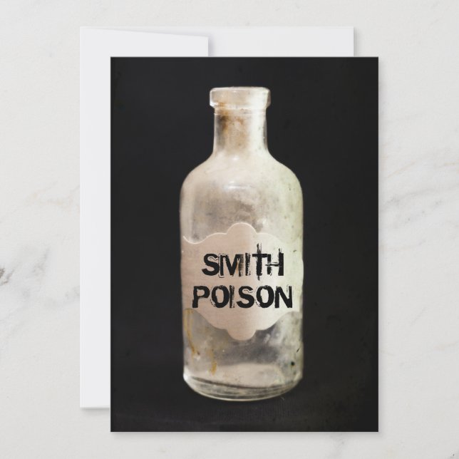 Inbjudan till Halloween fest-Vuxen till veterinär  (Framsida)