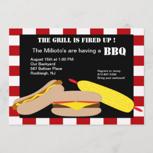 Inbjudan till Hamburger & Hotdog Barbecue