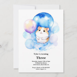 Inbjudan till Hamster Birthday