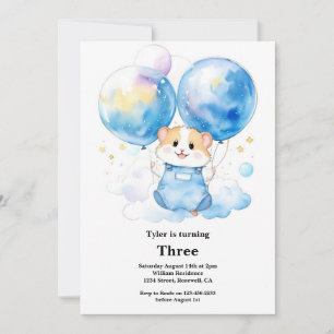 Inbjudan till Hamster Birthday