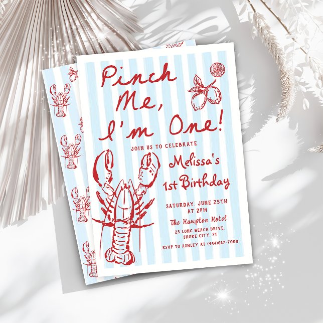 Inbjudan till Hand plockade-lobbyn 1:a födelsedag (Skapare uppladdad)