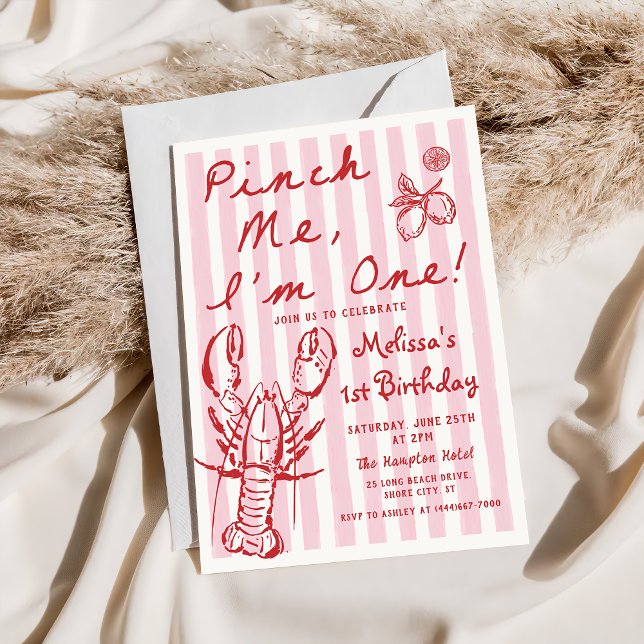 Inbjudan till Hand plockade-lobbyn 1:a födelsedag (Skapare uppladdad)