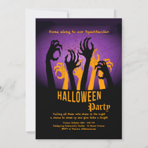 Inbjudan till Händer Halloween fest