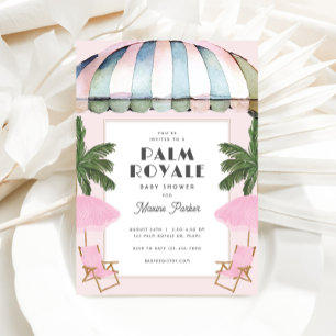 Inbjudan till handflatan Royale Baby Shower