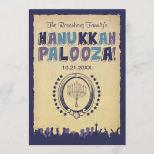 Inbjudan till Hanukkkah Palooza