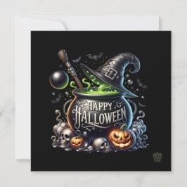 Inbjudan till Happy halloween Cauldron