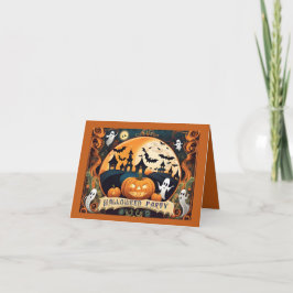 Inbjudan till happy halloween-partiet