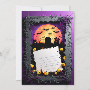 Inbjudan till happy halloween-partiet #9