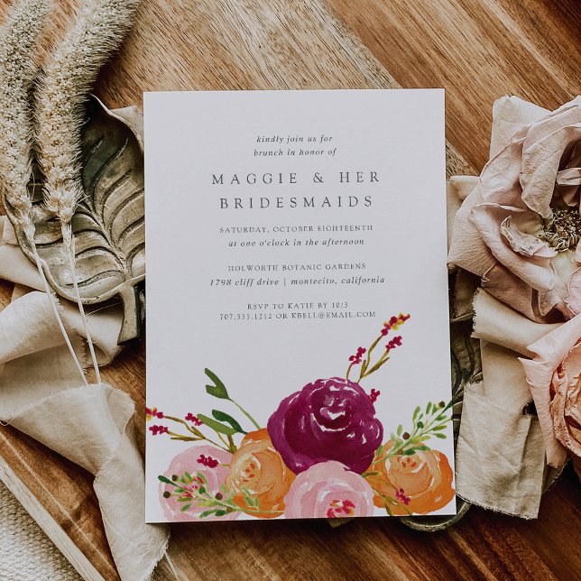 Inbjudan till Harvest Bouquet Bridesmaids Brunch (Skapare uppladdad)