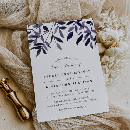 Inbjudan till Harvest Plum Wedding