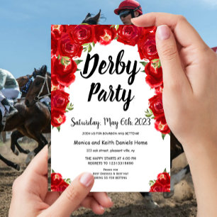 Inbjudan till Hästdagspartiet Tävla Derby Day Part